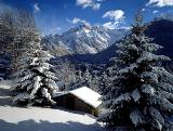 Ponte di Legno im Winter von Adamello Ski